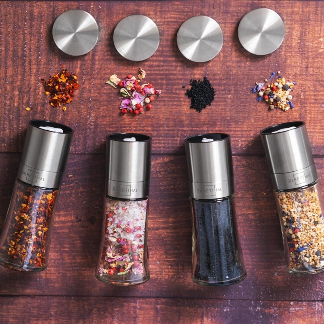 Silberthal Peper- en zoutmolen Peper- en zoutmolen - 2-delige set - 13,5cm
