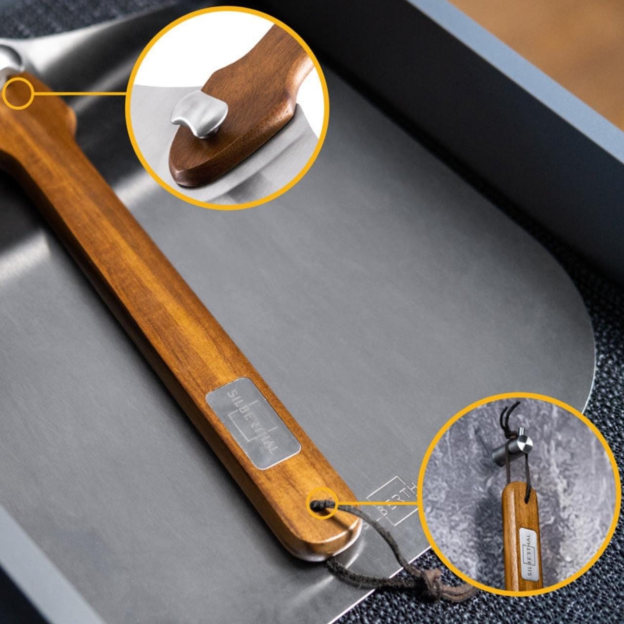 Silberthal Pizzascheppen Pizzaschep - 30cm