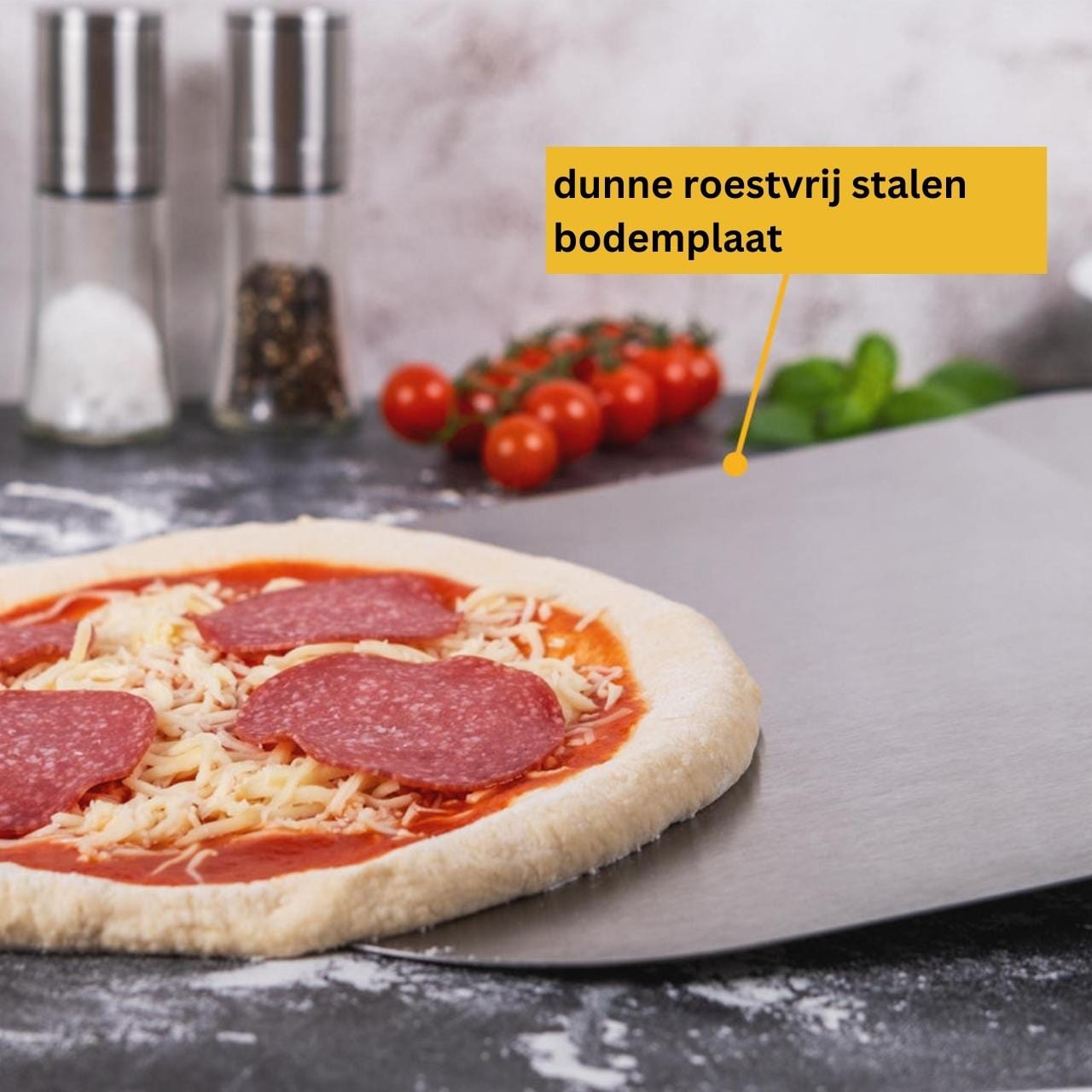 Silberthal Pizzascheppen Pizzaschep - 30cm