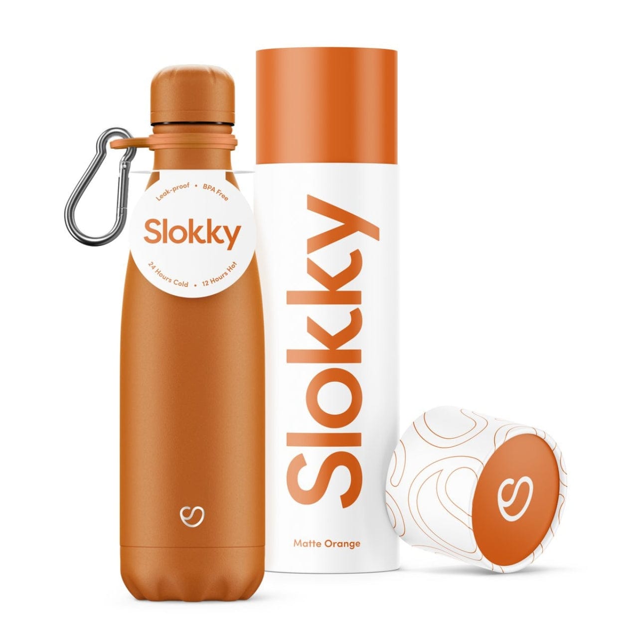 Slokky Thermosfles Thermosfles 0,5L | Matte Orange