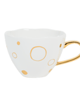 Urban Nature Culture Koffie- en Theemokken Koffie & Theekop met schotel - Gouden cirkel | Good Morning