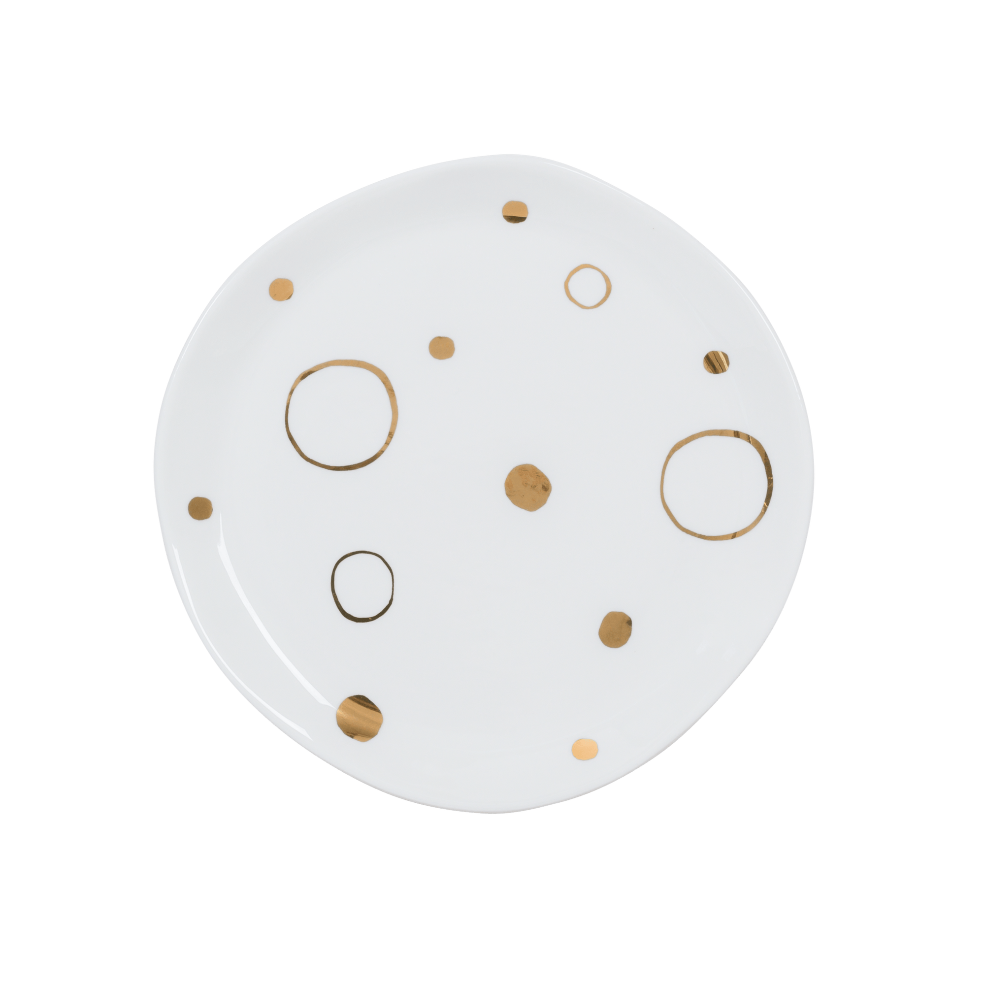 Urban Nature Culture Koffie- en Theemokken Koffie & Theekop met schotel - Gouden cirkel | Good Morning